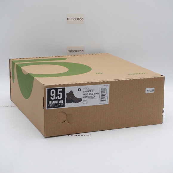 NEW Oboz Bridger 8" Insulated B-Dry Waterproof Hiking Shoes Men's 82001 - Picture 15 of 16